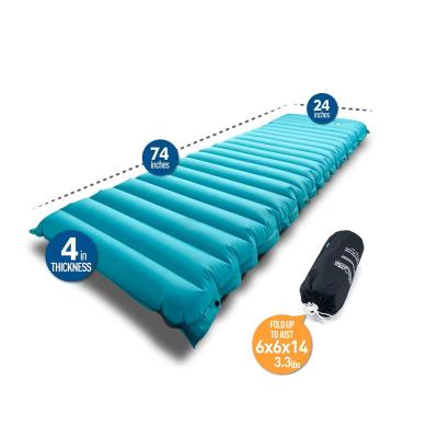 China Mat Camping Inflatable Mattress Lightweight Inflatable Camping Mat Sleeping Pad Inflatable Inflatable Folding Sleep Mattress for sale