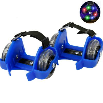 China Fashion\Outdoor Skating Flashing Roller Speed ​​Skate Roller Comfortable\Durable Colorful Swirl Pulley Shoes Heel Wheels for sale