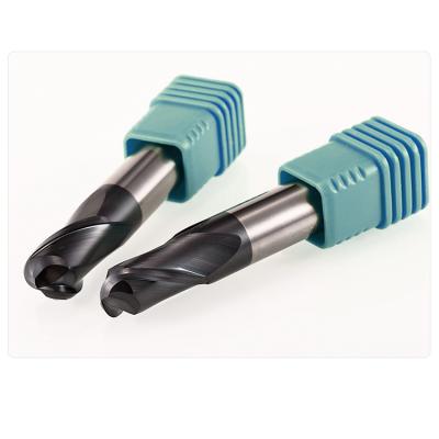 China Carbide Material Machining Solid End Mills For Cnc Tungsten Carbide Machine Two Flute Ball Cutter Milling Cutter Tools for sale