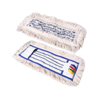 China Newfashioned Handheld Mop Head Sustainably Flat Mop Pad Replacement For Wet Or Dry Floor Cleaning for sale