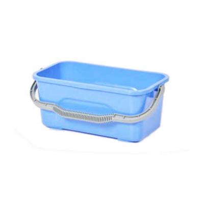 China Sustainable Rectangle Bucket Plastic Bucket 12L Capacity for sale