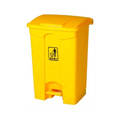 China Sustainable Commercial Trash Bins Outdoor Advertising Trash Can 87l Outdoor Kitchen Trash Can for sale