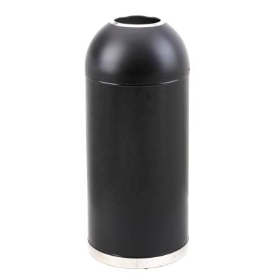 China Sanitary Bullet Sustainable Head Commercial Grade Open Top Waste Bin Fingerprint Resistant Bin for sale