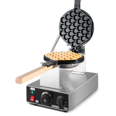 China Hong Kong Style Electric Nonstick Egg Waffle Maker Rotary Bubble Tying Machine with Timer and Temperature Control for sale