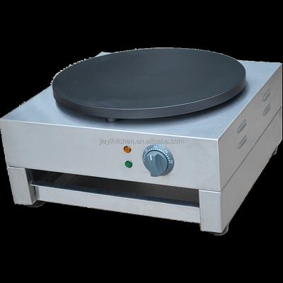 China Commercial Single Electric Pancake Maker Plain Product Stainless Steel Pancake Maker High Productivity Fastening Motor Customized for sale