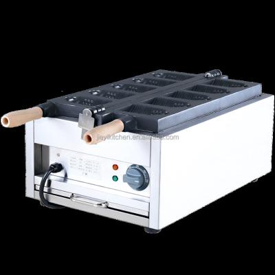 China Taiyaki Creative Bell Shaped Maker Tying Design Electric Soft Waffle Making Machine For Snack Business for sale