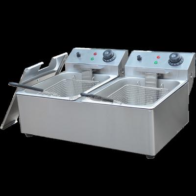 China Temperature Control Clamping Kitchen Counter Top Deep Fryer Commercial Fryer Machine for sale