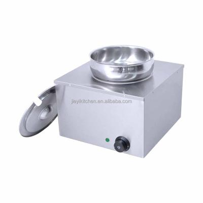 China Stainless Steel Attachment Commercial Electric Food Warmer Bain Marie Round Soup Warmer for sale