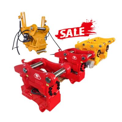 China Anti Rust Excavator Quick Coupler , Digger Bucket Quick Release Orange Color for sale