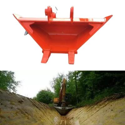 China Duurzame V-vormige Gravende Emmer, Trapezoïdegraafwerktuig Buckets Multifunctional Te koop