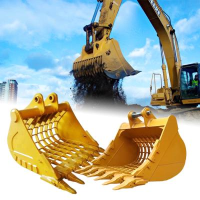 China Máquina escavadora balde de esqueleto da construção, Mini Bobcat Sieve Bucket For escavação de 5 toneladas à venda