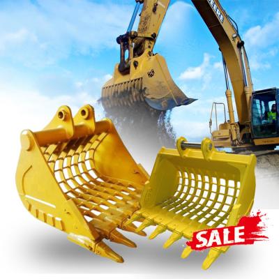 Chine Matériel en acier de Skeleton Bucket Pièce jointe Nm400 Q355B d'excavatrice de pelle rétro à vendre