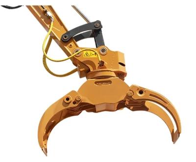 Chine Le rondin hydraulique en bois tournant attaquent, excavatrice Timber Grab For Cat306 Sh60 à vendre