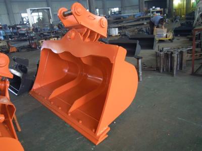 China Custom Mini Bagger Hydraulic Tilt Bucket mit 1200mm Breite OEM, Bagger Eimer Neigung zu verkaufen