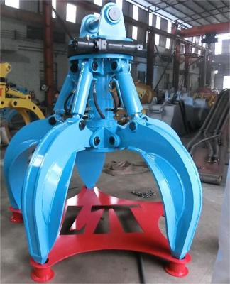 中国 High Efficiency Orange Peel Grapple Or Excavator Grab Bucket 販売のため