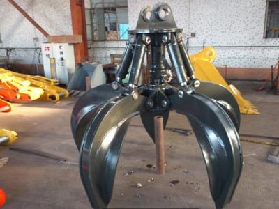 中国 Hydraulic Orange Peel Bucket Grab Customized Electric For Lifting Scrap 販売のため