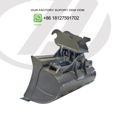 China 8t 10t Digging Tilt Ditching Bucket Tilting Rock Bucket voor alle excavator onderdelen Te koop