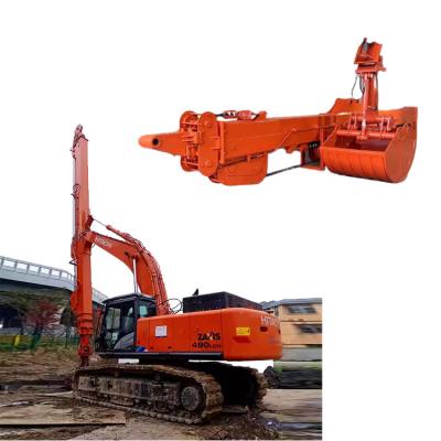 China Telescopic Boom Long Arm Excavator Excavator Telescopic Arm Clamshell Telescopic Extention Arm Excavator Telescopic zu verkaufen