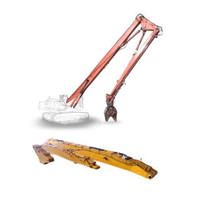 China Hot Promotion 40-47T Graafmachine Extended Arm Long Reach Demolition Boom Arm Long Boom Graafmachine voor ZX450 EX400 PC450 Te koop