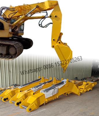 China Hot Sale Long Reach Boom With Standard Bucket Excavator Short Arm Excavator Tunnel Arm for sale