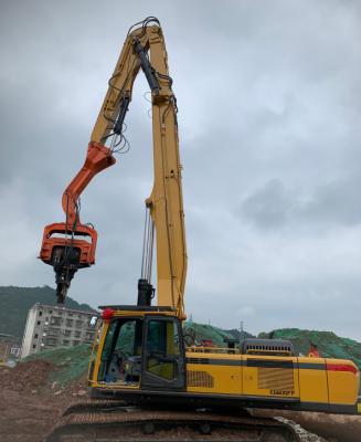 China Excavadora hidráulica Vibro Martillo, Q355B conductor de pila de hojas para excavadora excavadora de largo alcance en venta