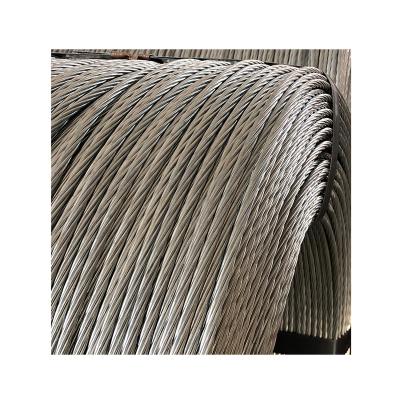 China Low Relaxation 12.7mm High Tension Construction Multi Post Tension Prestressed Steel Wire Concrete Wire for sale