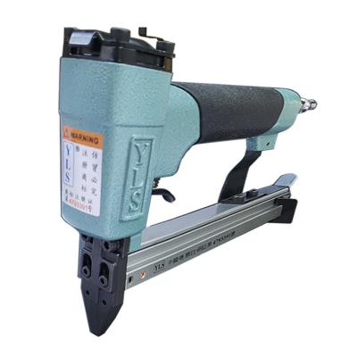 China Wear Resistant Good Quality YLS Rust Durable Pneumatic Sheet Nailer Pneumatic Air Power Edge Hand V Nailer Sight V Nail Gun Pneumatic Working Driver for sale