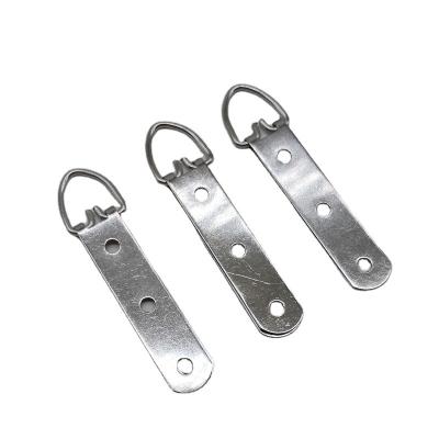 China Rust Durable 850 Picture Frame Wear Resistant Hardware 3 Holes Heavy Duty Photo Props Strong Silver Plated Plated Hanger Canvas Frame Hooks for sale