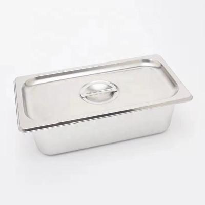 China Eco-friendly hot selling 1/1 GN pan stainless steel gastronorm pan steam table pan for other hotel for sale