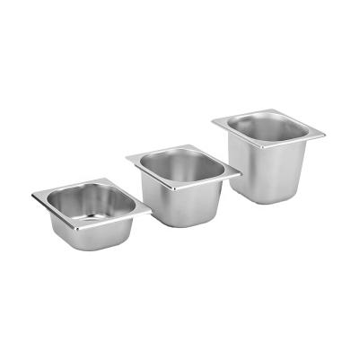 China European style all size stainless steel GN container gastronorm pan food pan for hotel equipment for sale