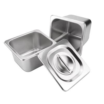 China Eco-friendly zhongte equipment stainless steel GN teasing pan catering dishes for sale for sale