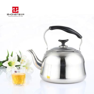 China FACTORY Sustainable Polish 5L Stainless Steel Water Whistling Kettle for sale