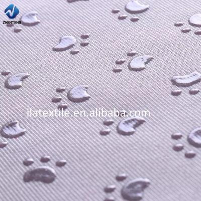 China AbcBed Waterproof Silicone Polyester Fabric PVC Dot Anti Skid Fabric For Mattress for sale