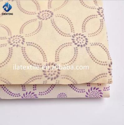 China Customized Eco-friendly Korean Fabric Waterproof Anti PVC Dot Printing Fabric For Mattress Baby Car Seat Cloth for sale