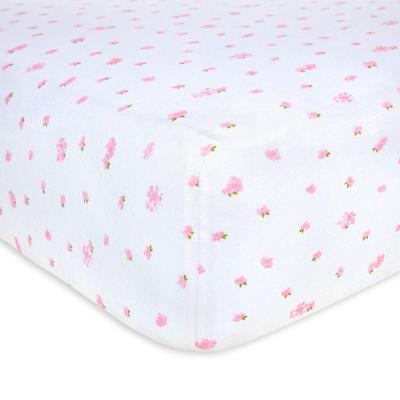 China Crib Sheet Anti-Static 100% Organic Cotton Fitted Comfortable Crib Sheet for sale