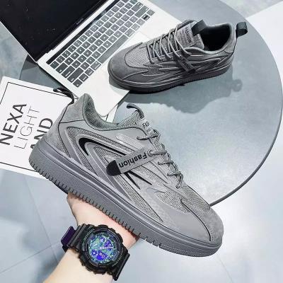 China Fashion Trend Custom Made Leather Shoe Men's Casual Korean Sneaker Sneakers For Men for sale