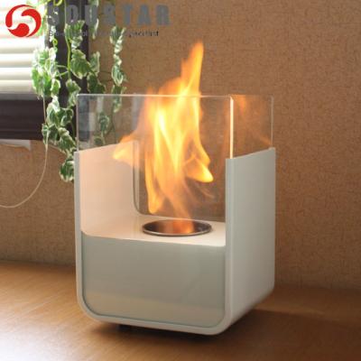 China Contemporary home cute mini tabletop ethanol fireplace for living room decoration for sale