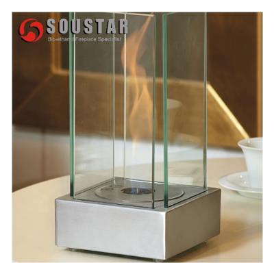 China TF-4G Mini Stainless Steel Modern Style Ethanol Table Indoor Fireplace for sale