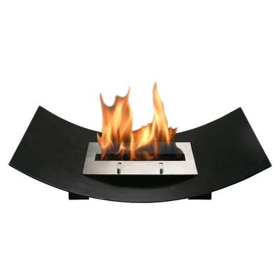 China 2016 Cute Steel Curved Table Style Household Table Fireplace Bio Ethanol Fuel for sale