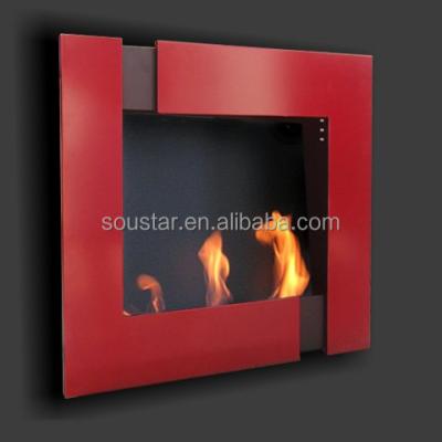 China 2016 indoor made of china ethanol fireplace wall mounted gel burner insert fireplace for sale