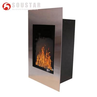 China Indoor Wall Mounted Easy Installation Ethanol Burner Gel Fireplace for sale