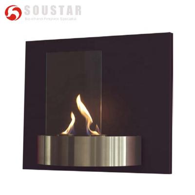 China Indoor Steel Back Plate, S.S. Burner Tray, Wall Mounted Ethanol Curm-M Chimney for sale