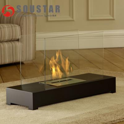 China Home Decor Indoor Home Flame Free Standing Ethanol Fireplace for sale