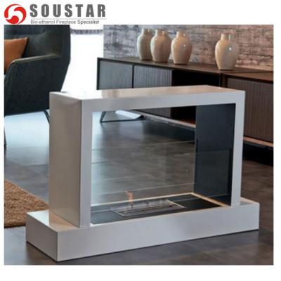 China Stainless Steel Ethanol Yard / Indoor Free Standing Garden / Soustar Outdoor Fireplace for sale