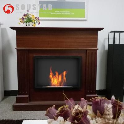 China Contemporary Living Room MDF High Quality Bioethanol Fireplace for sale