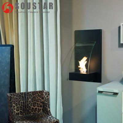 China Cheap Indoor Wall Mounted Bioethanol Fireplace for sale