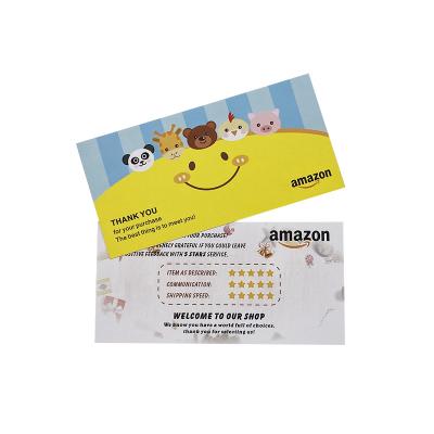 China High quality full color custom printed insect insert card customized by arto (for Amazon products) for sale