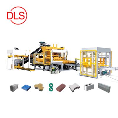 China QT7-15 Perforated Brick Automatic Control System Material Feeding Trolley Concrete Block Making Machine for sale