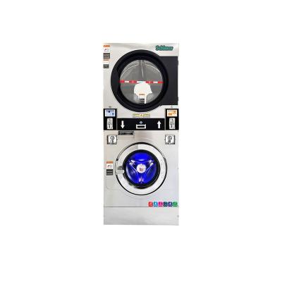 China Commercial Washer And Dryer Machine Steam Laundry 862*1140*2028mm for sale