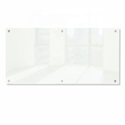 China Wall Mounted Tempered Glass Magnetic Dry Erase Presentation Board To Meet Desktop for sale